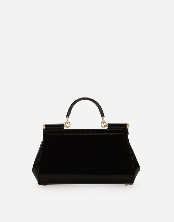 Dolce & Gabbana Sac à main Sicily allongé Noir BB7652A1037