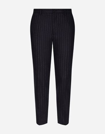 ${brand} Tailored pinstripe flannel pants ${colorDescription} ${masterID}