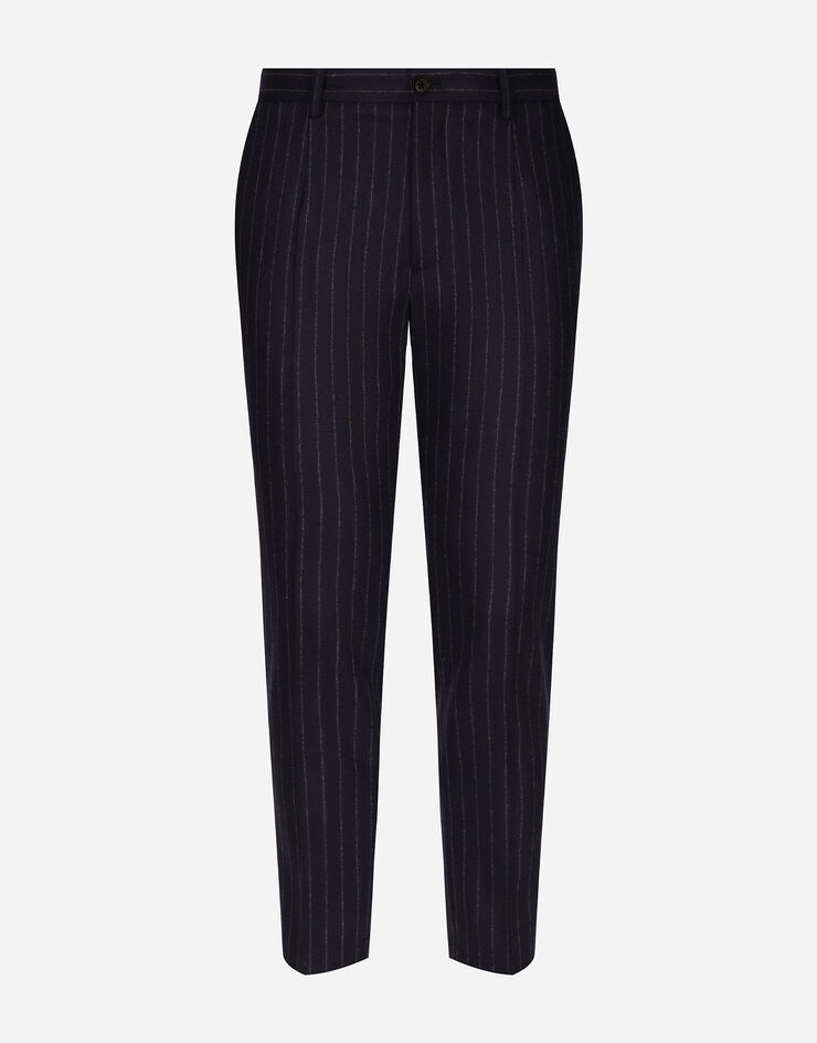 Dolce & Gabbana Tailored pinstripe flannel pants Multicolor GW13ETFRCB7