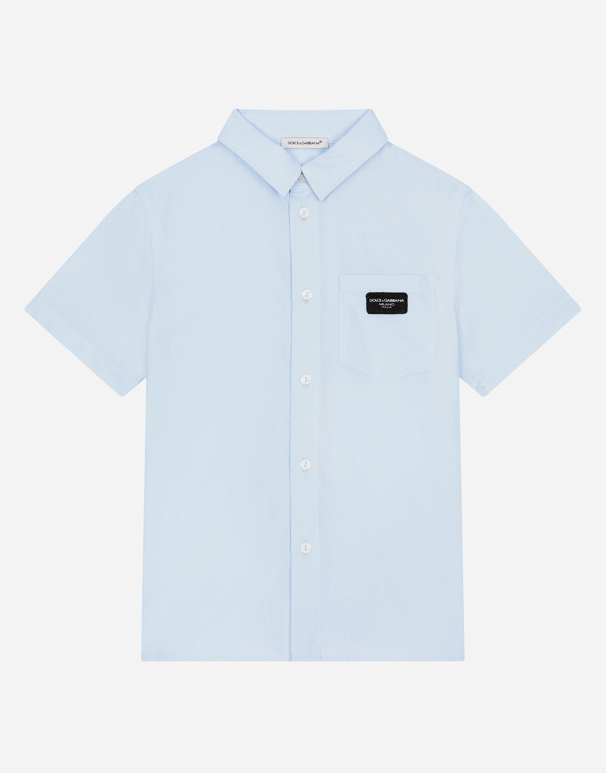 ${brand} Oxford shirt with logo tag ${colorDescription} ${masterID}