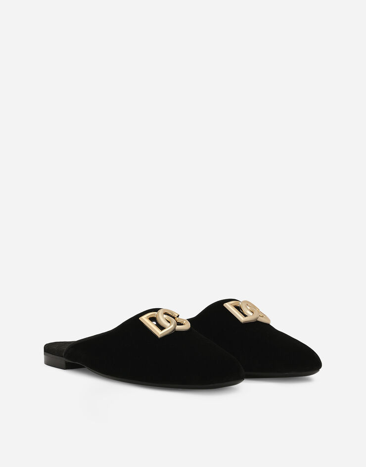 Dolce & Gabbana Velvet mules Black CI0177A4195