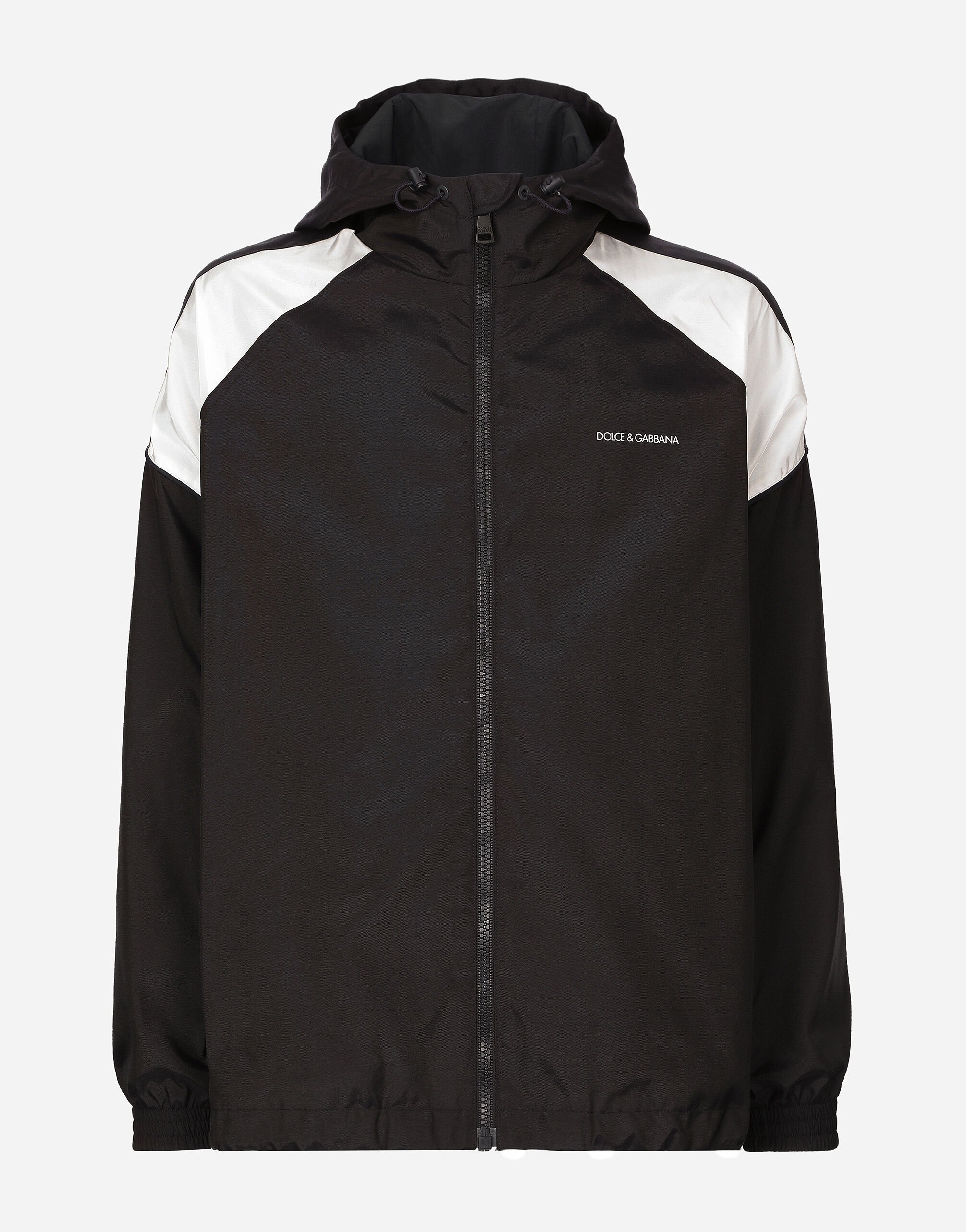 ${brand} Technical fabric jacket with logo print ${colorDescription} ${masterID}