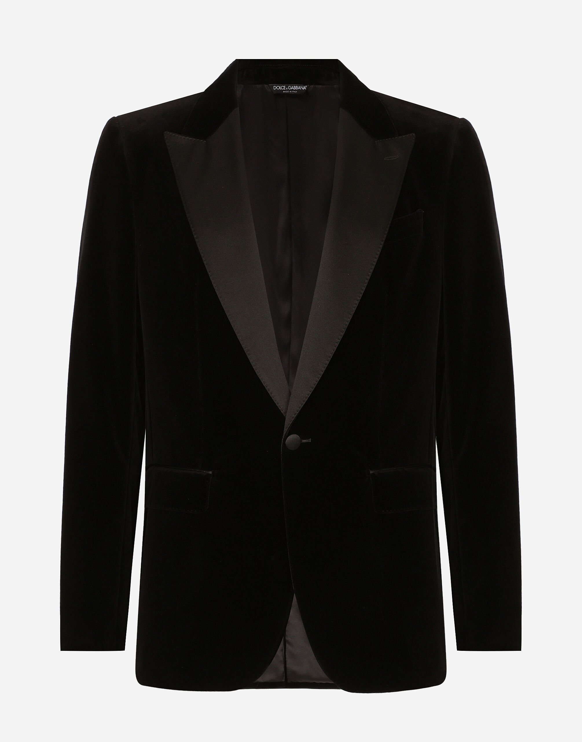 ${brand} Velvet tuxedo jacket ${colorDescription} ${masterID}