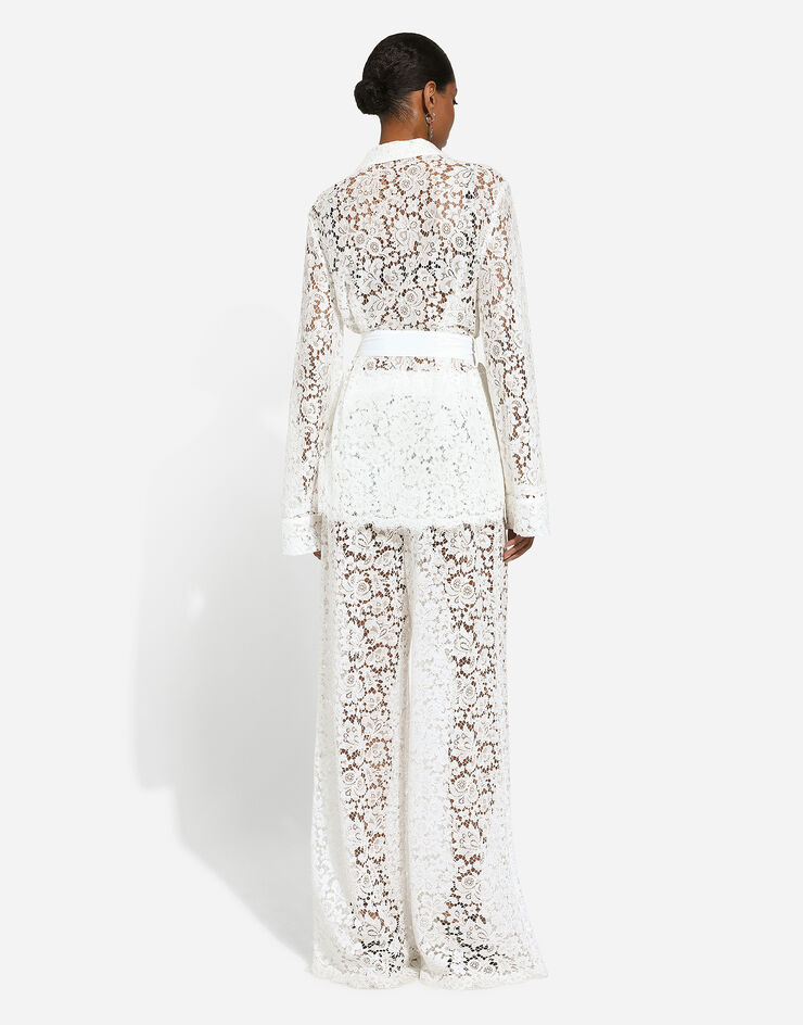 Dolce & Gabbana cordonetto-lace long-sleeve Jumpsuit - Farfetch