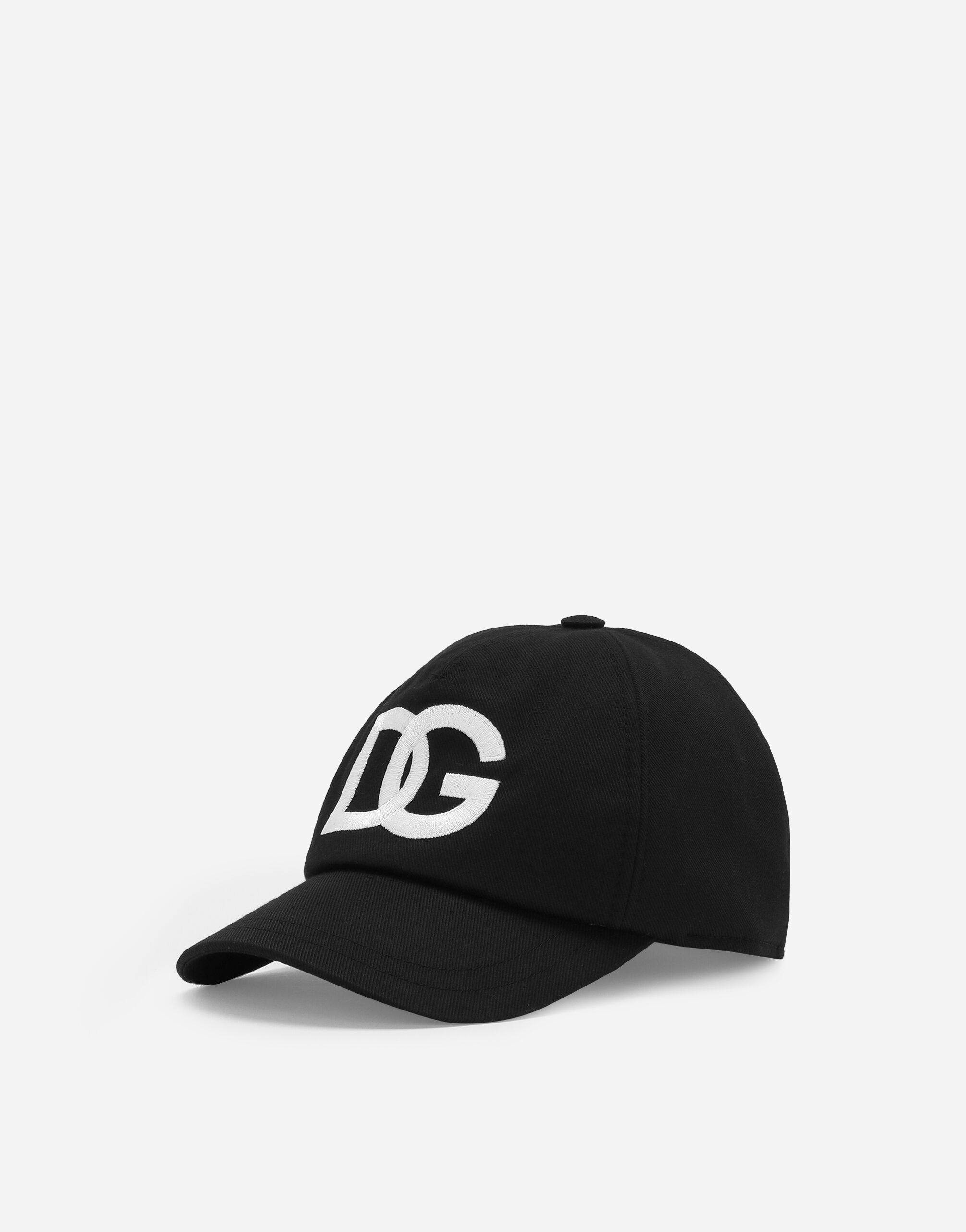 Dolce & Gabbana Baseball cap with DG logo patch White LB4H80G7NWB