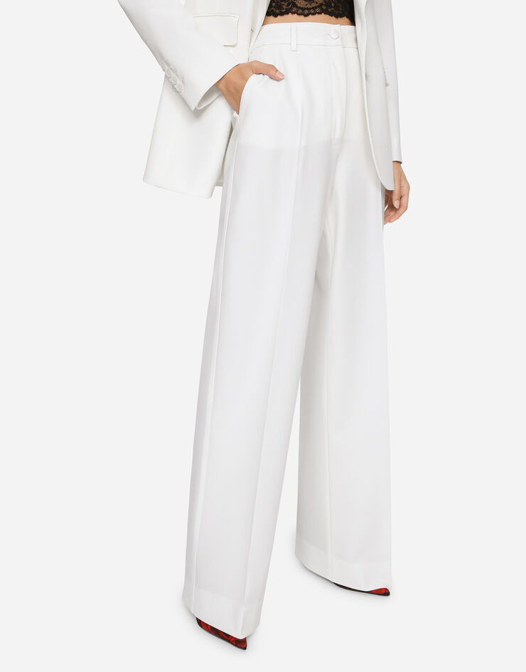 Dolce & Gabbana Wool pants Bianco FTBQZTFUCCS
