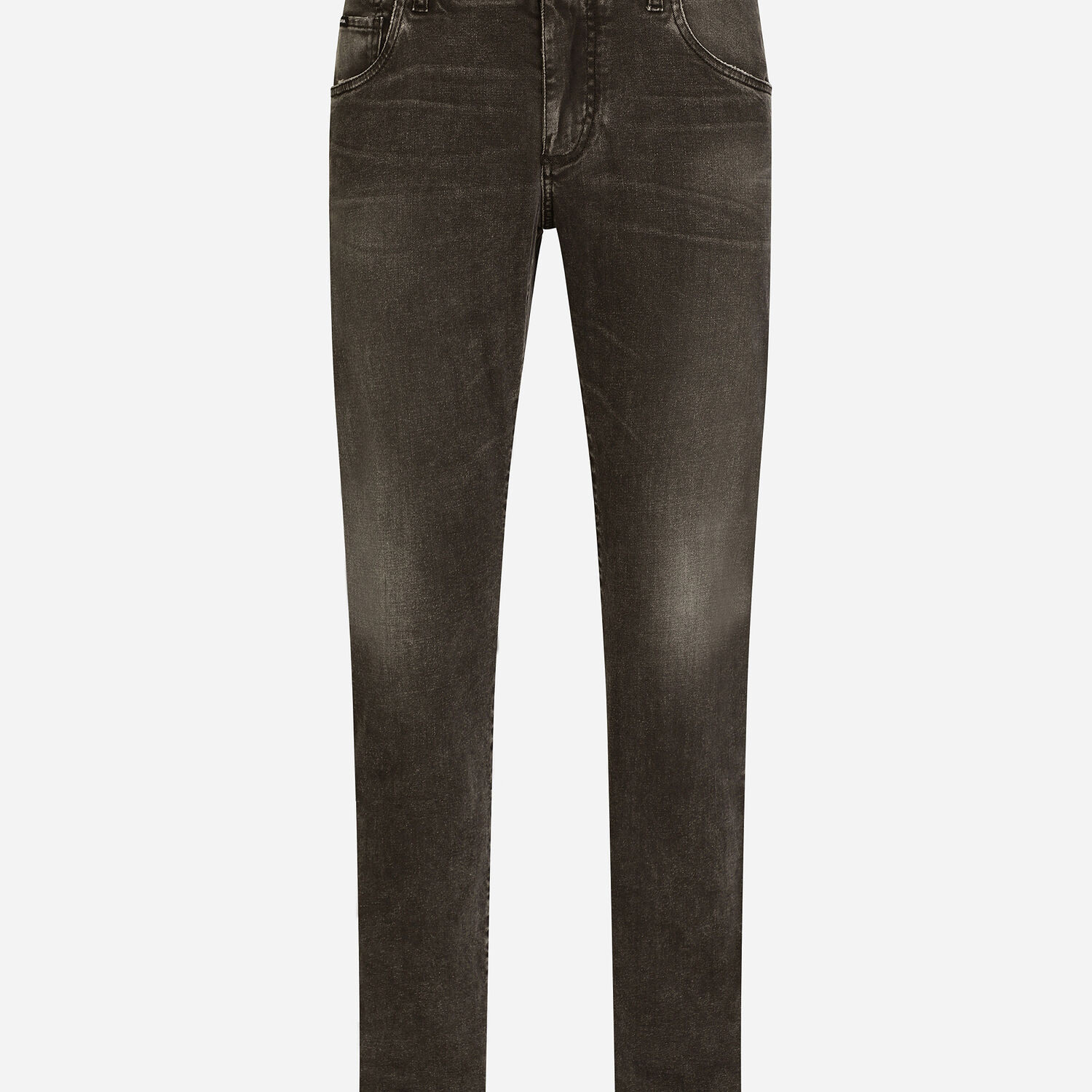 Gray wash slim-fit for stretch US in Dolce&Gabbana® Grey jeans 