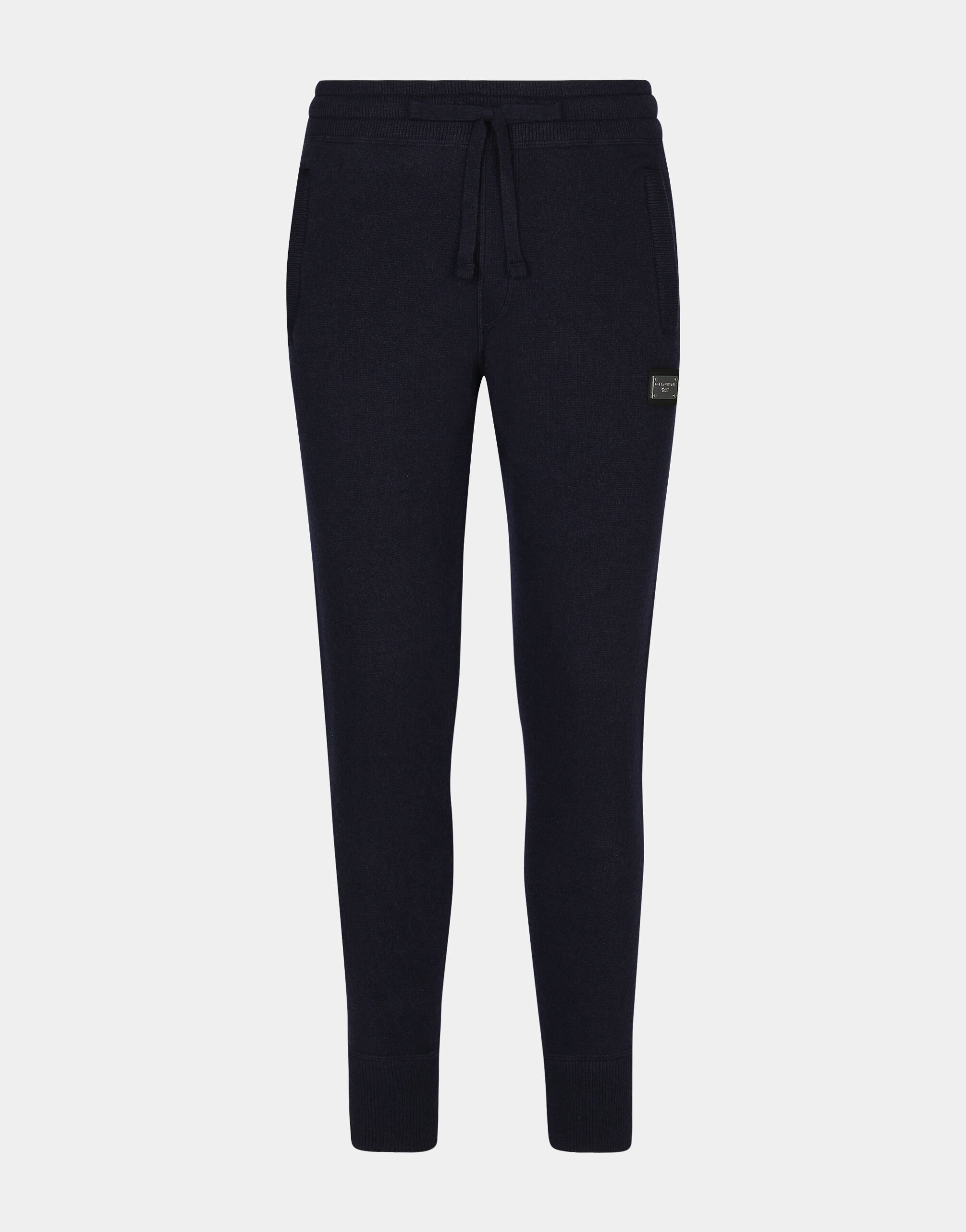 ${brand} Wool and cashmere knit jogging pants ${colorDescription} ${masterID}