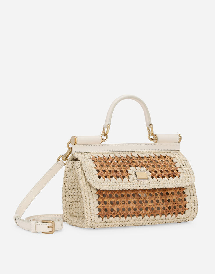 Dolce & Gabbana Elongated Sicily handbag Beige BB7652AV888