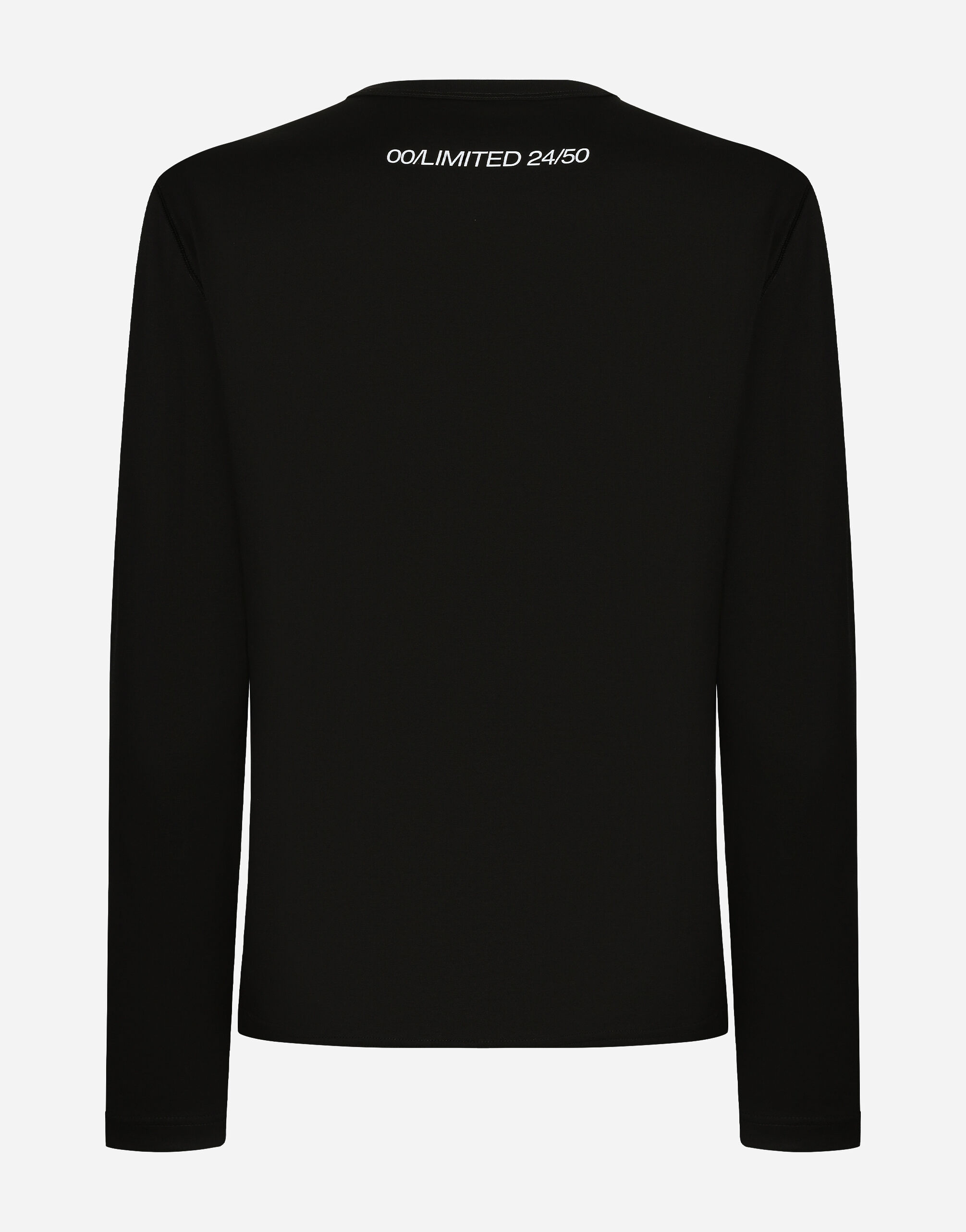 Long-sleeved cotton T-shirt