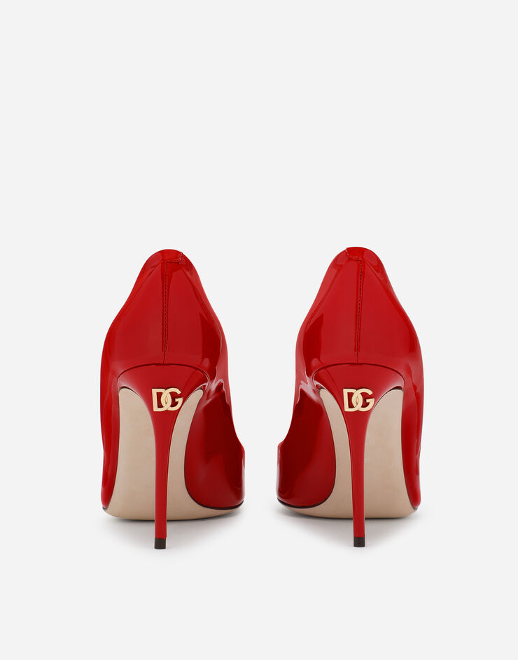 Patent leather pumps in Red for Women | Dolce&Gabbana®