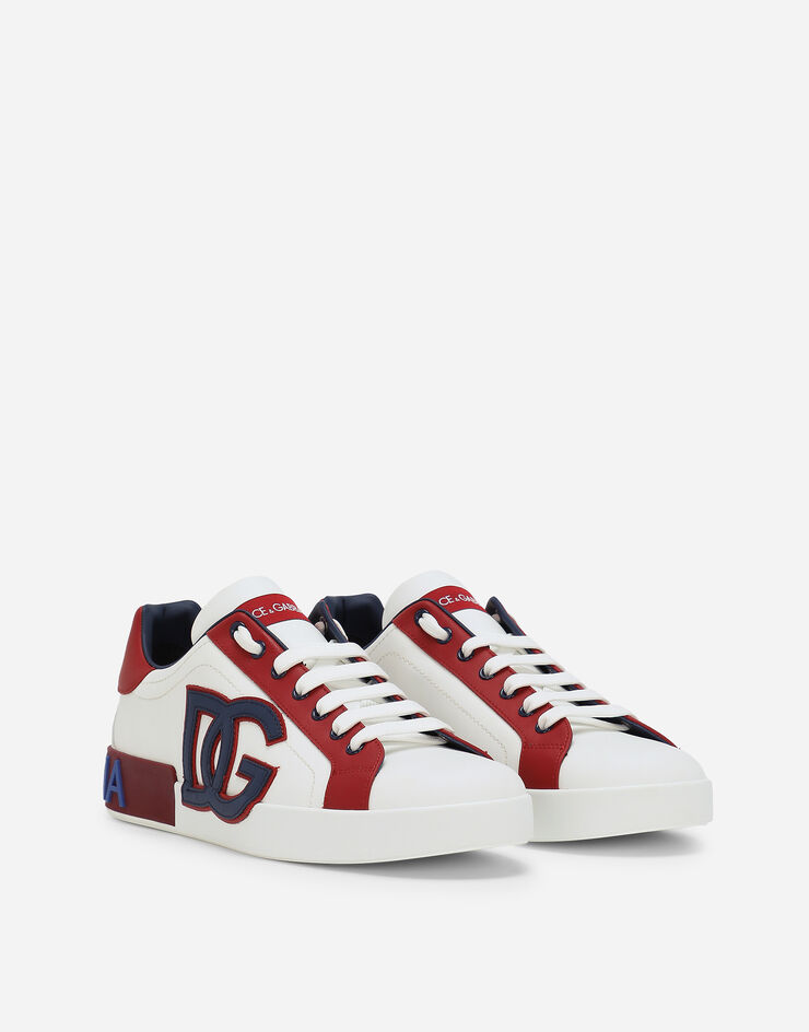 Dolce & Gabbana Sneaker Portofino aus Kalbsleder Rot CS1772AT396