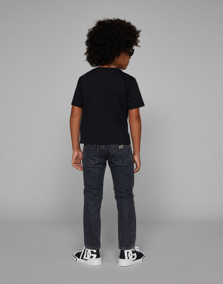 Dolce & Gabbana 5-pocket denim jeans Black L42F59LDC26
