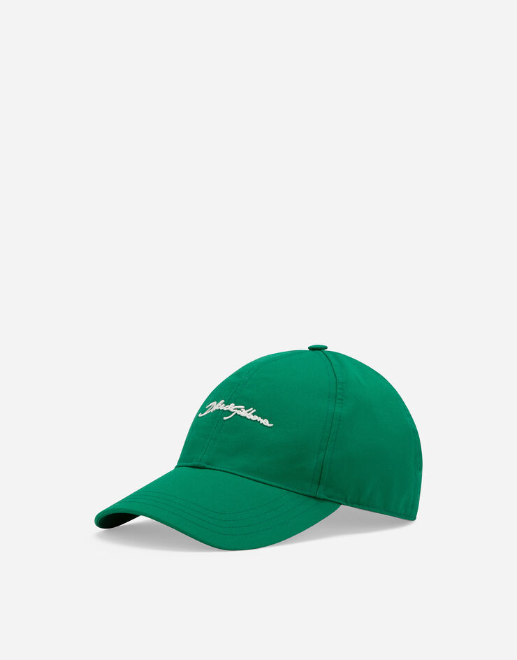 Dolce & Gabbana Baseball cap with Dolce&Gabbana logo Green GH590AGI151