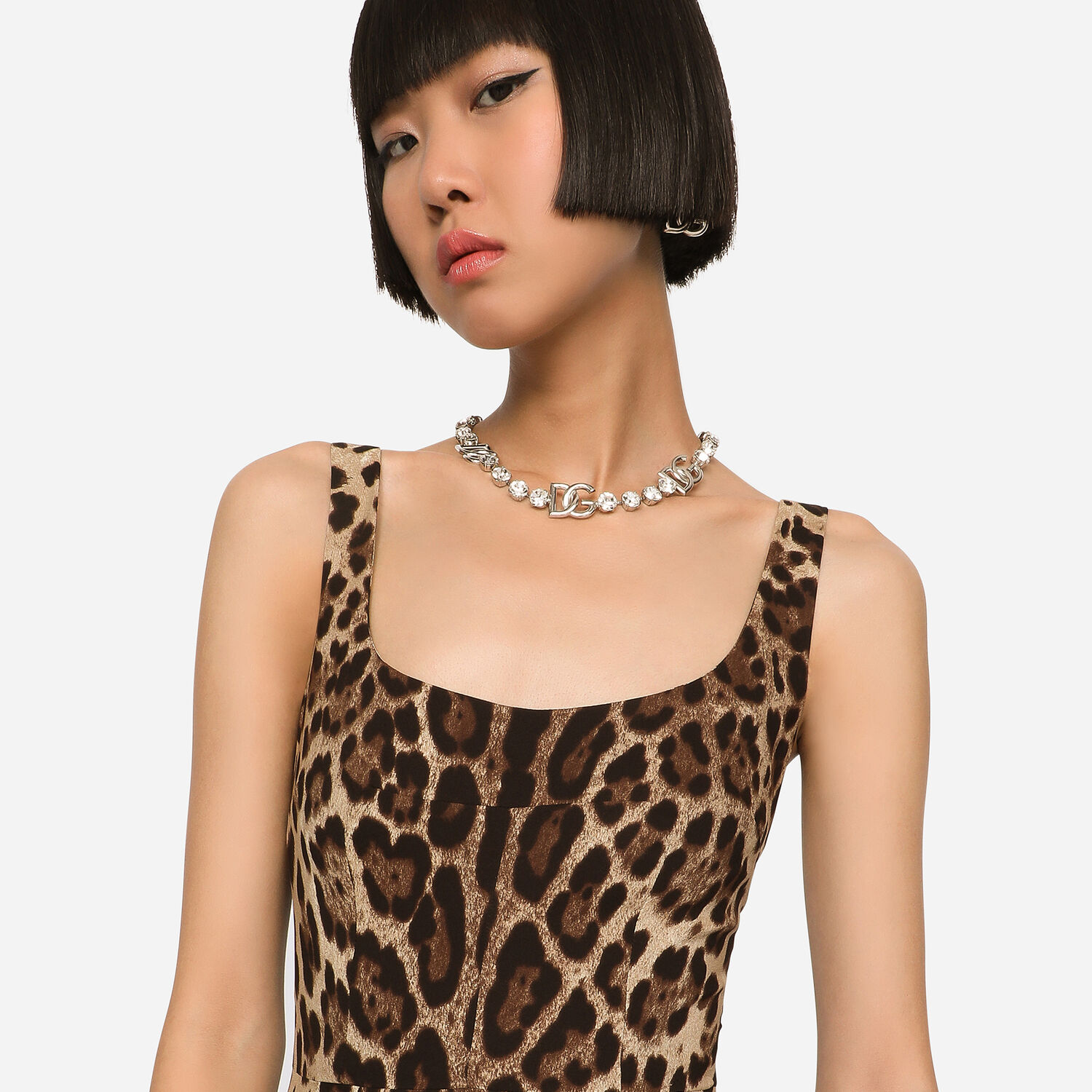 Dolce & Gabbana Leopard Print Bodycon Dress, $3,517