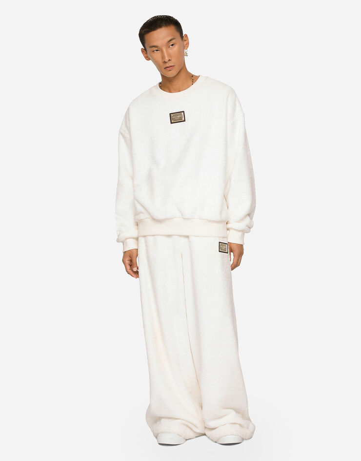 Men Letter Printed Round Neck Hoodie And Sweatpants Two Pieces Set S-3XL -  4C38NX557 Size S Color White+Big_22836