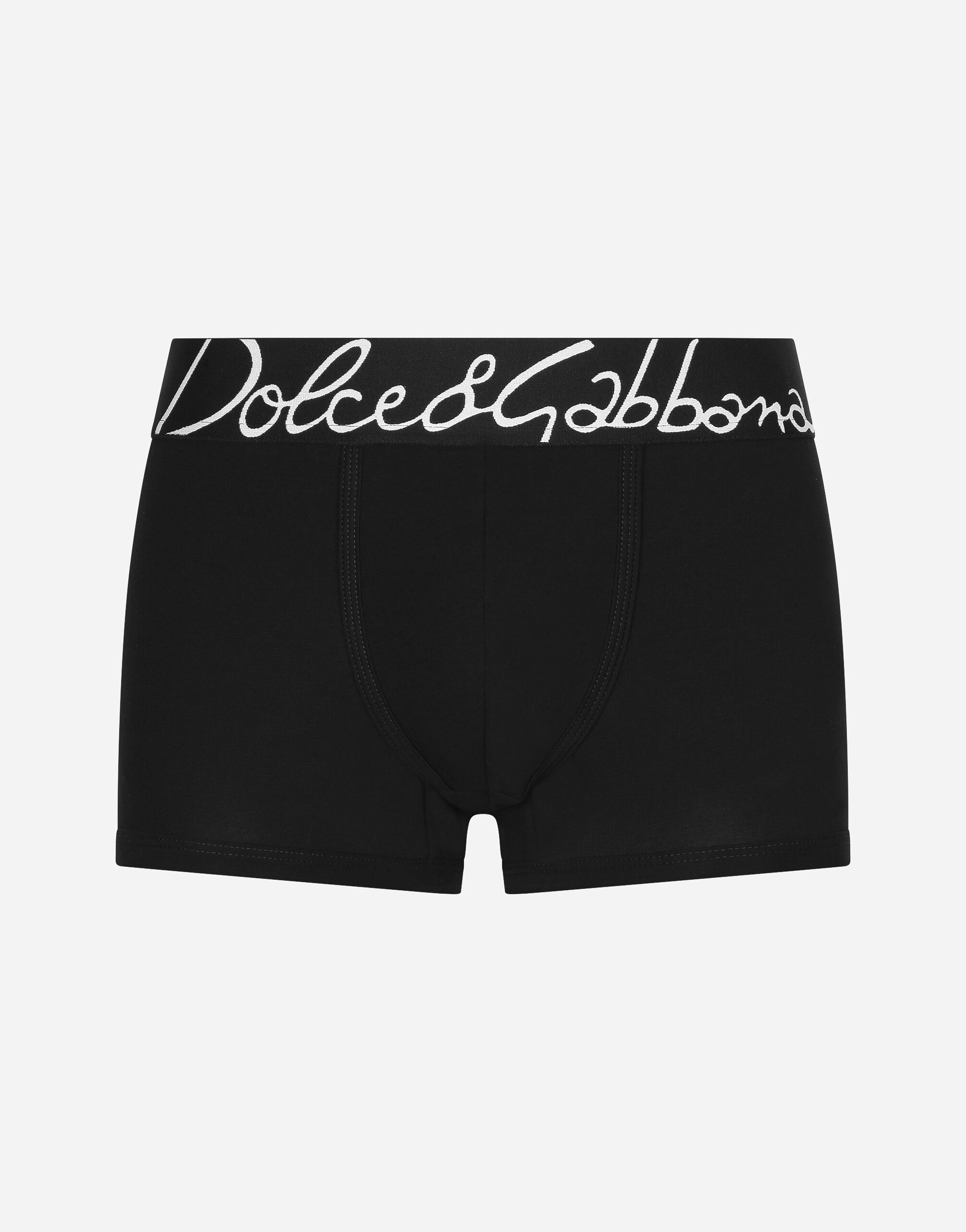 Dolce & Gabbana Boxer classique en coton stretch Noir G8PT1TG7F2I