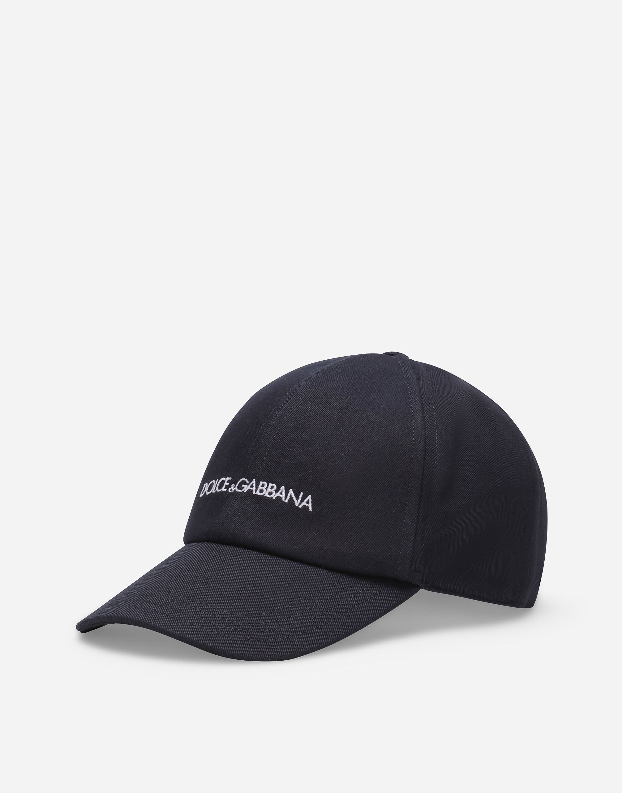 Dolce & Gabbana Cotton baseball cap with Dolce&Gabbana logo Red havana VG4452VP869