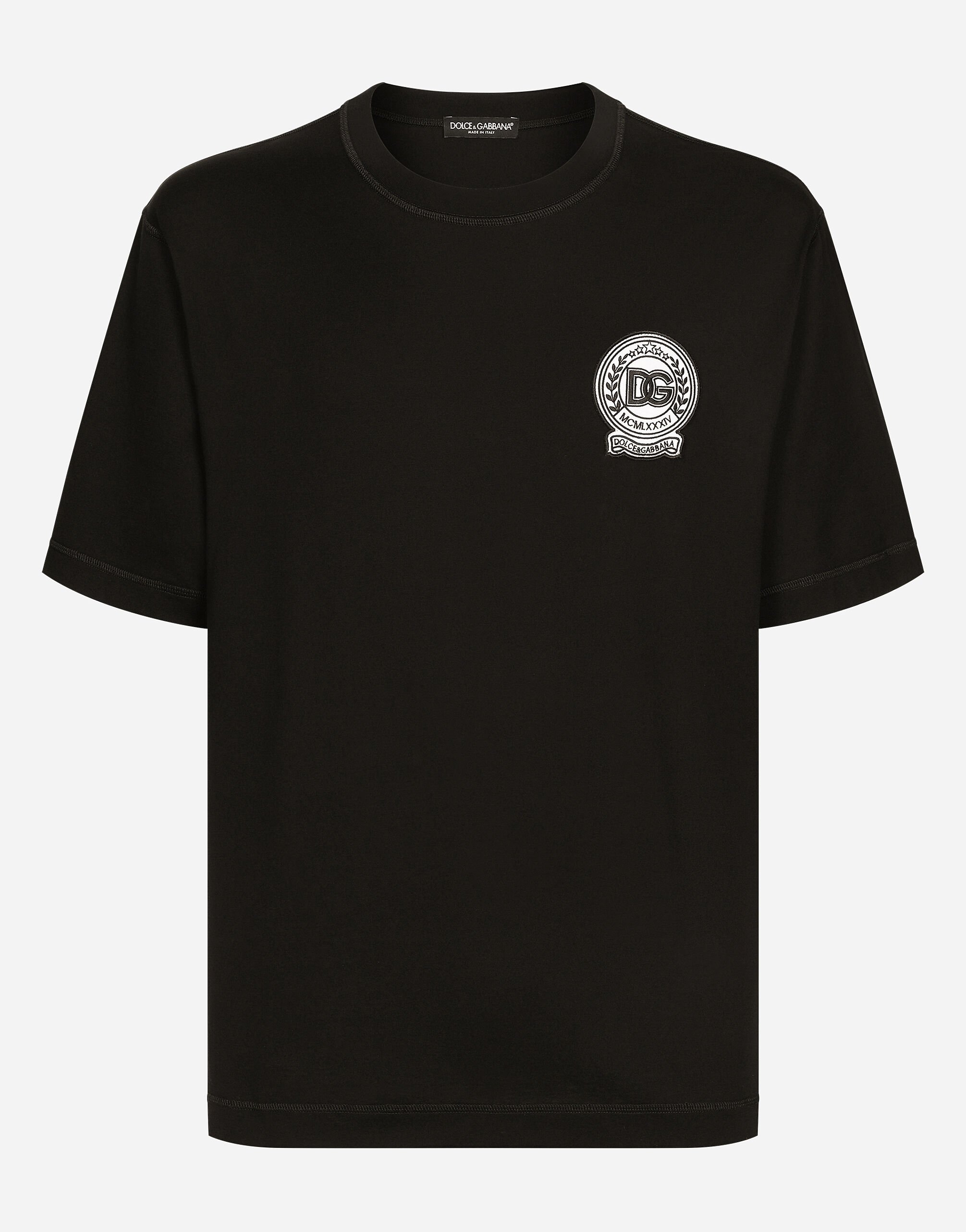 ${brand} Cotton T-shirt with logo embroidery ${colorDescription} ${masterID}