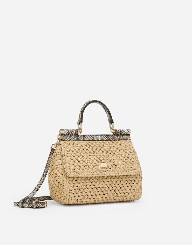 Dolce & Gabbana حقيبة يد سيسيلي متوسطة حيادي BB6003A2Y84