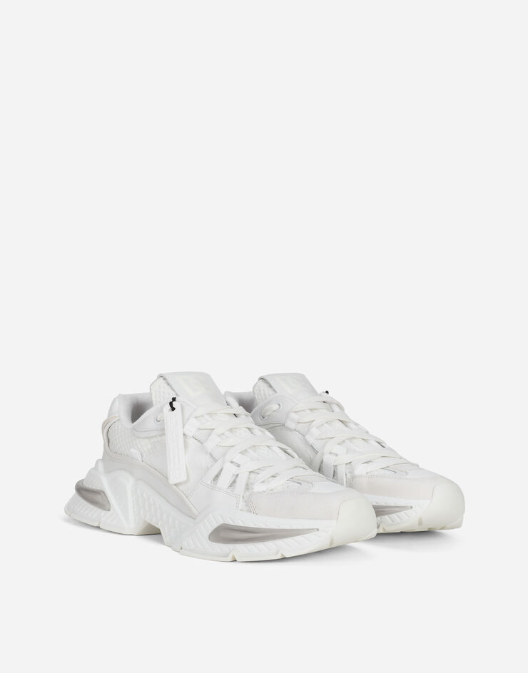 Mixed-material Airmaster sneakers in White for Men | Dolce&Gabbana®
