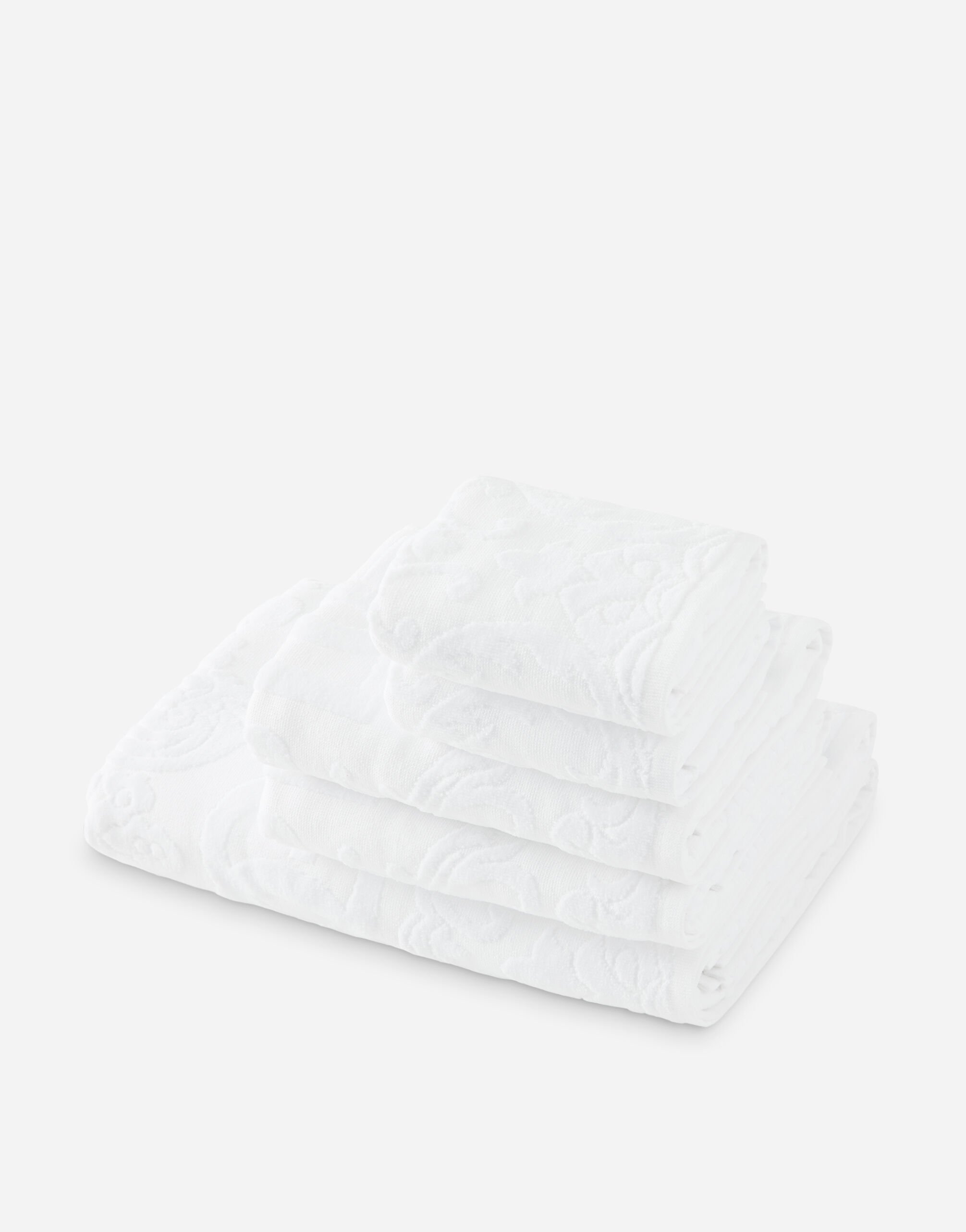 Dolce & Gabbana Juego de 5 toallas de rizo de algodón Multicolor TCF019TCAGB