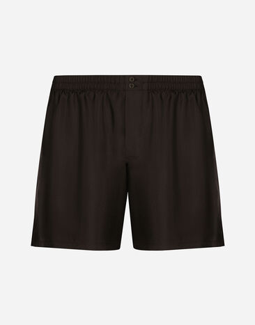 Dolce & Gabbana Shorts in seta Stampa G031TTHI1SV