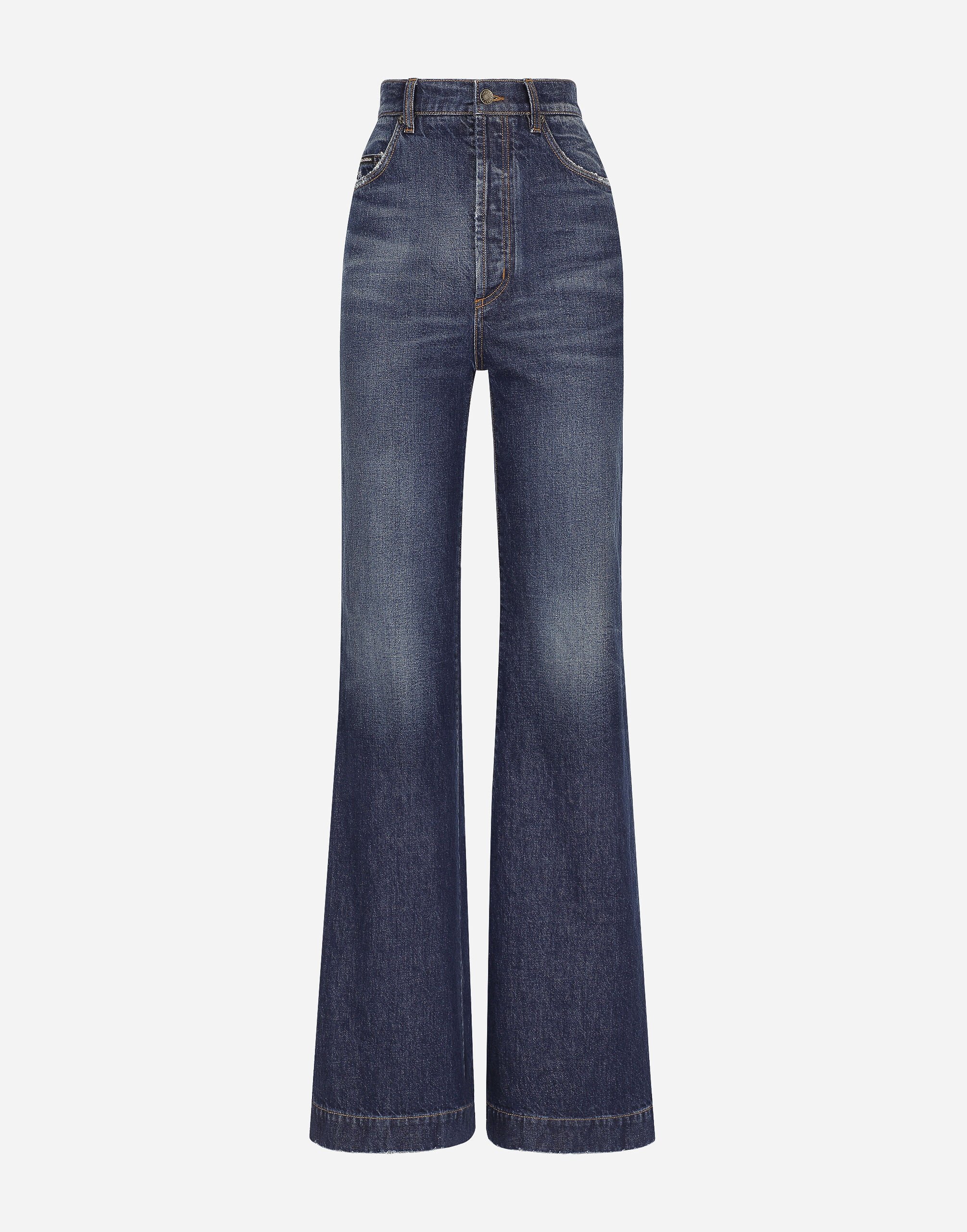 Dolce & Gabbana Flared denim jeans Multicolor F9R95DG8KZ4