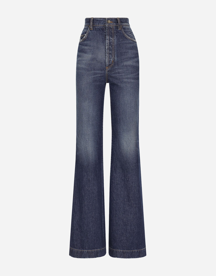 Dolce & Gabbana Расклешенные джинсы из денима синий FTC3RDG8KF5