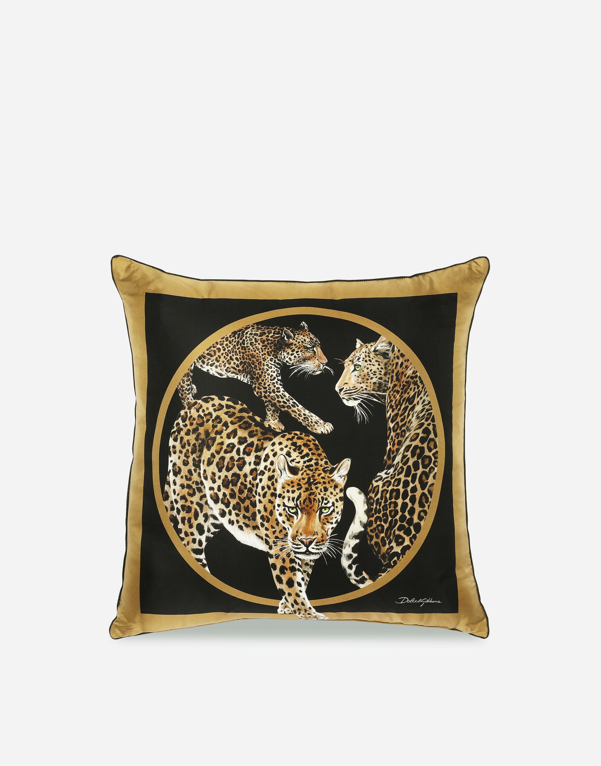 Dolce & Gabbana Silk Twill Cushion medium Multicolor TC0S04TCA71