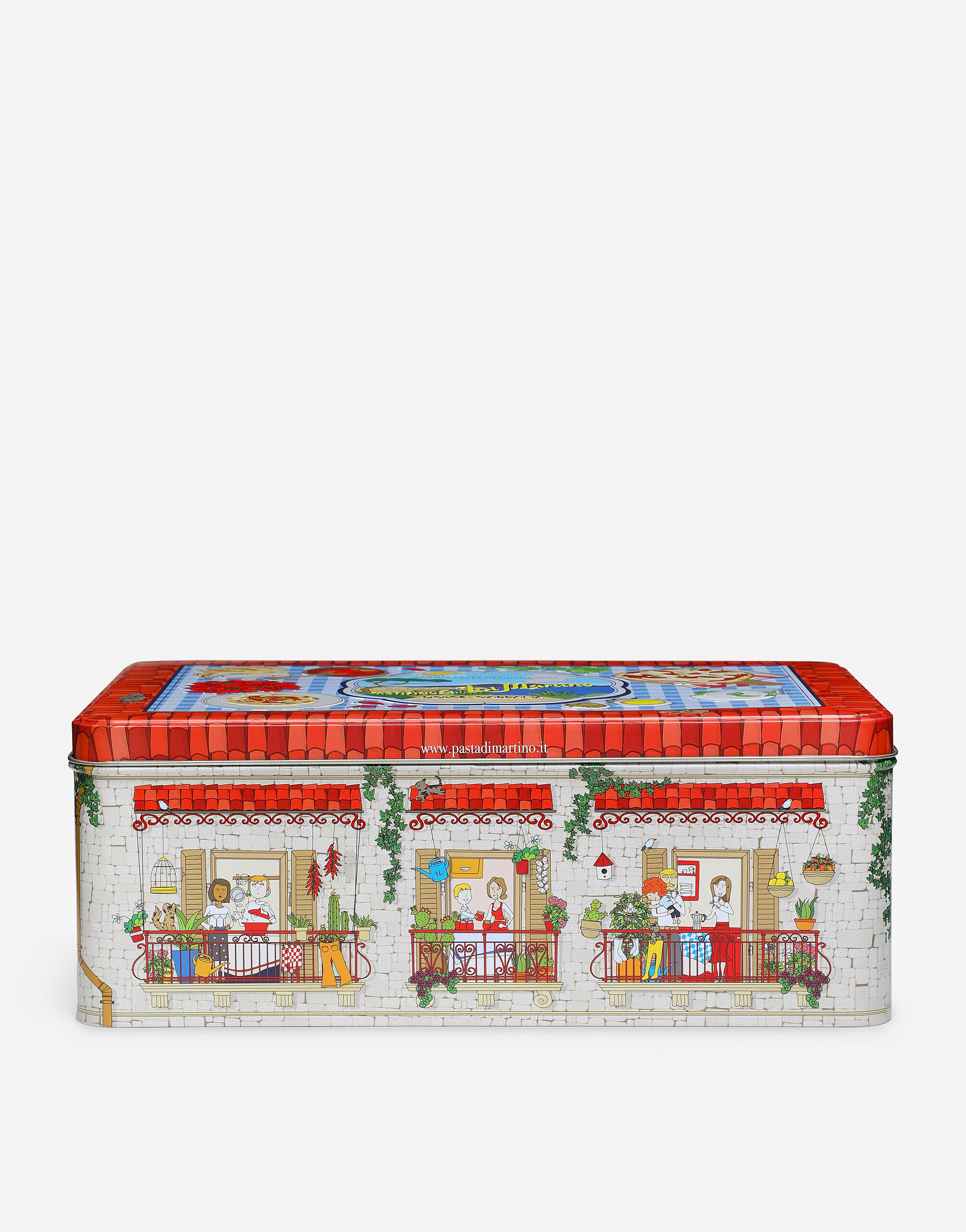 Dolce & Gabbana CASA ITALIANA - Gift Box made of 5 types of pasta and Dolce&Gabbana apron Red PW1003RES15