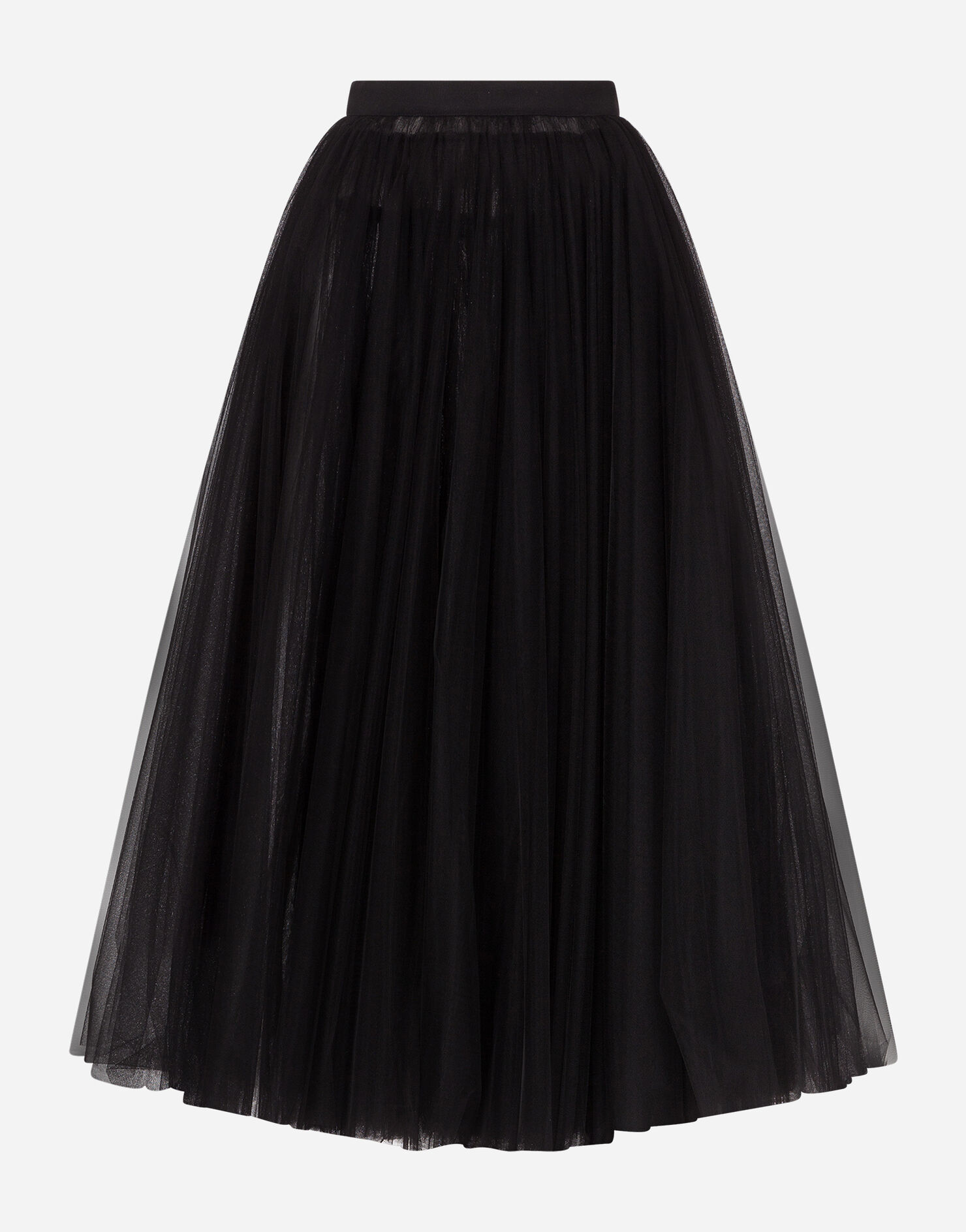 Circle tulle skirt in BLACK for | Dolce&Gabbana® US
