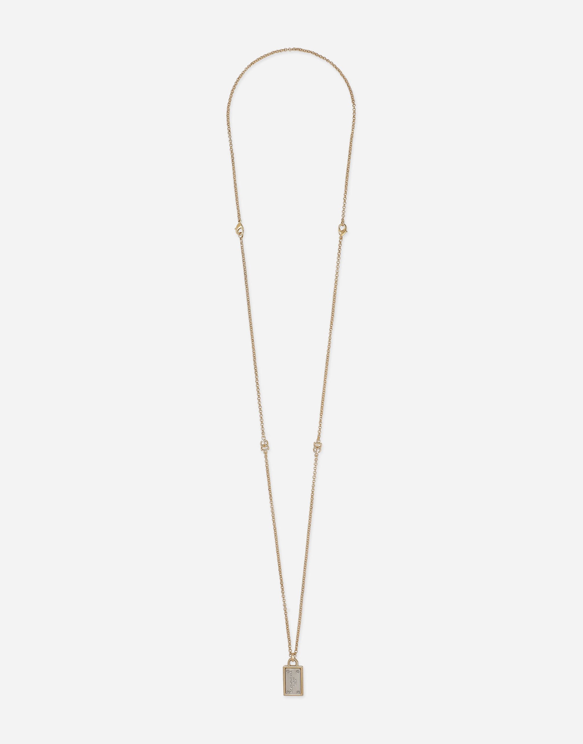 ${brand} Collana con targhetta ${colorDescription} ${masterID}