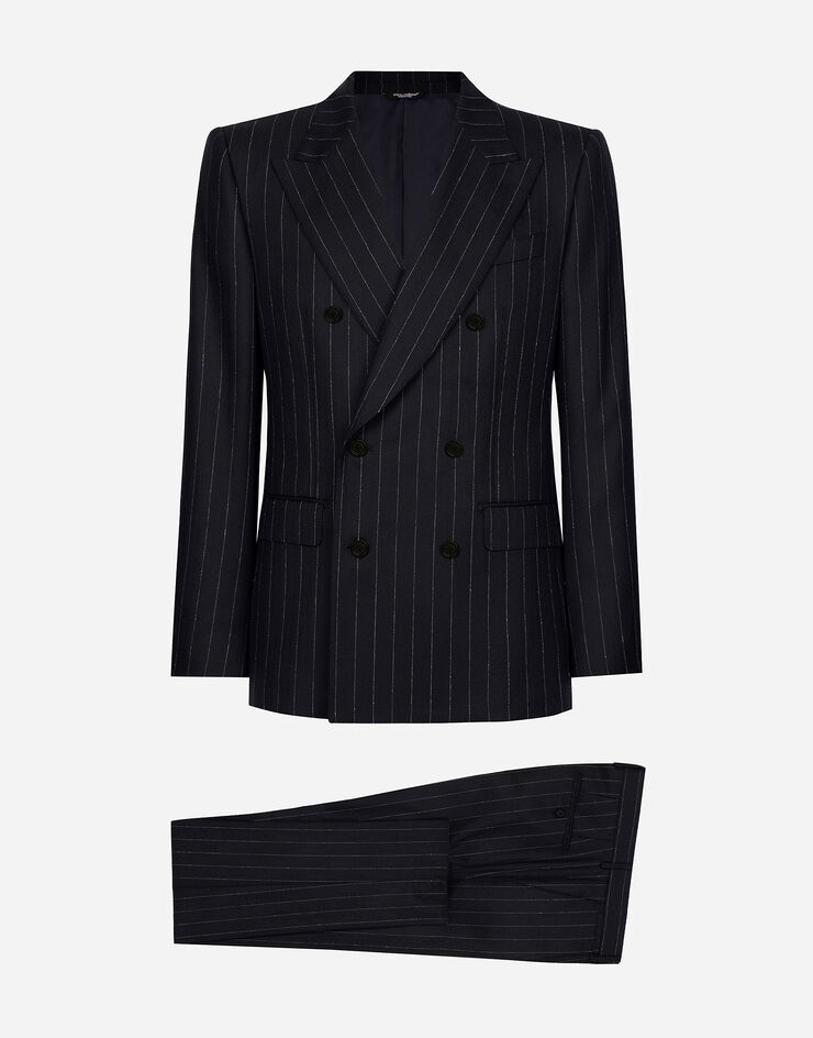 Dolce & Gabbana Double-breasted Sicilia-fit suit Multicolor GKLPMTFR21H