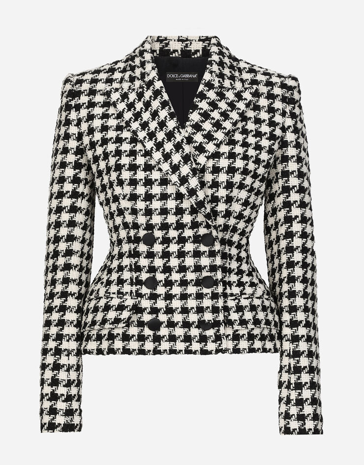 Dolce & Gabbana Macro-houndstooth Dolce jacket Multicolor F29ZJTFQ3F0