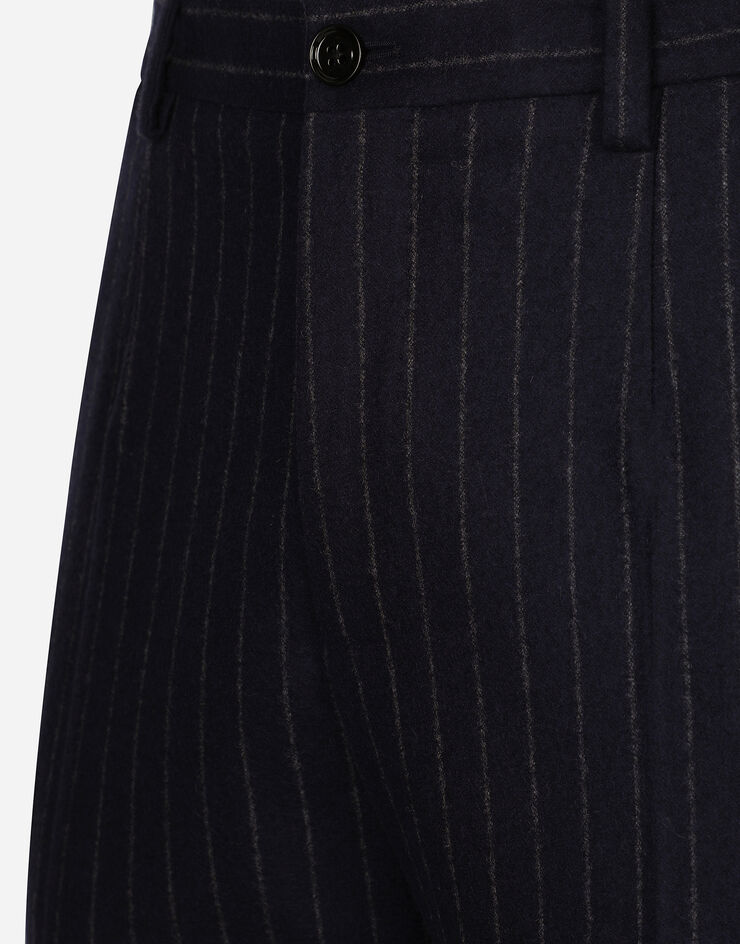 Dolce & Gabbana Tailored pinstripe flannel pants Multicolor GW13ETFRCB7