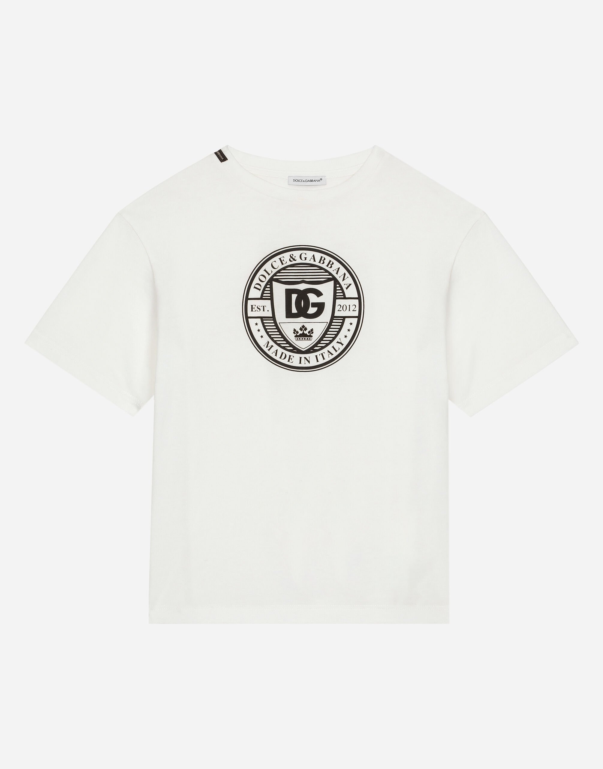 Dolce & Gabbana T-shirt en jersey à logo DG Imprimé L4JTHVII7ED