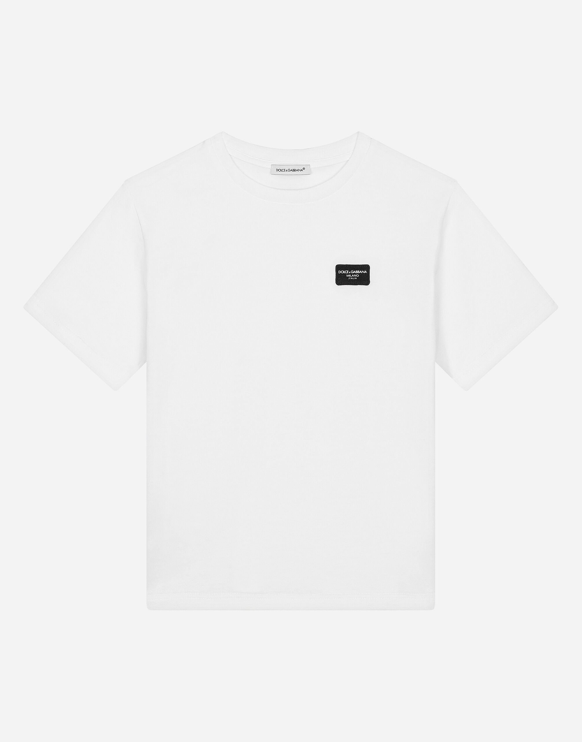 ${brand} Camiseta de punto con placa con logotipo ${colorDescription} ${masterID}
