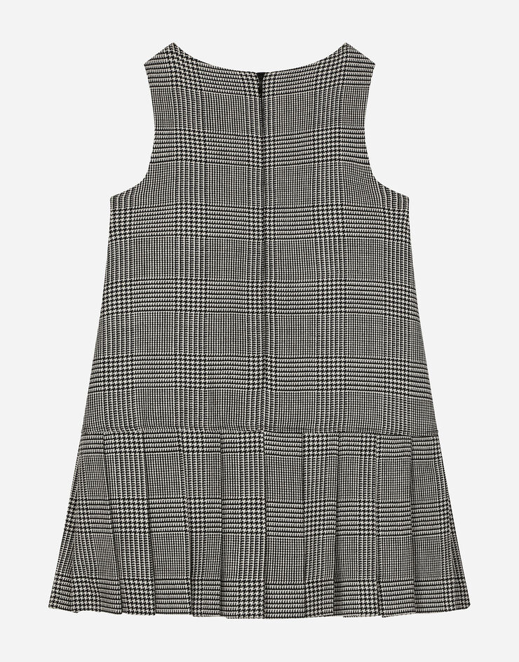 Dolce & Gabbana Wool glen plaid dress Multicolor L53DV8FQ2N2