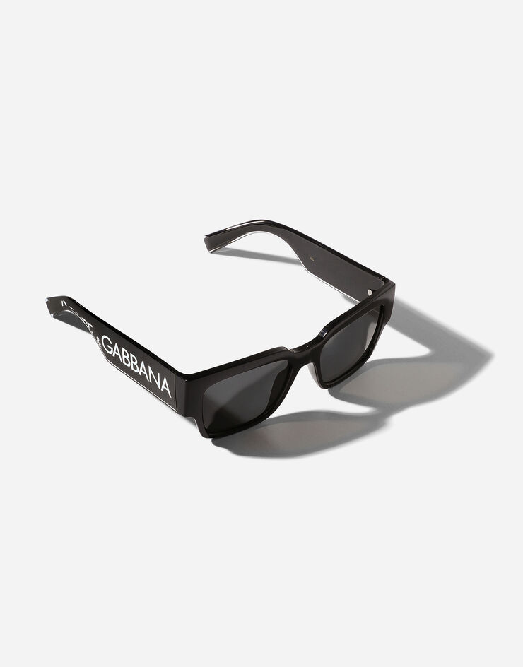 DG Elastic Sunglasses in Black for Men | Dolce&Gabbana®