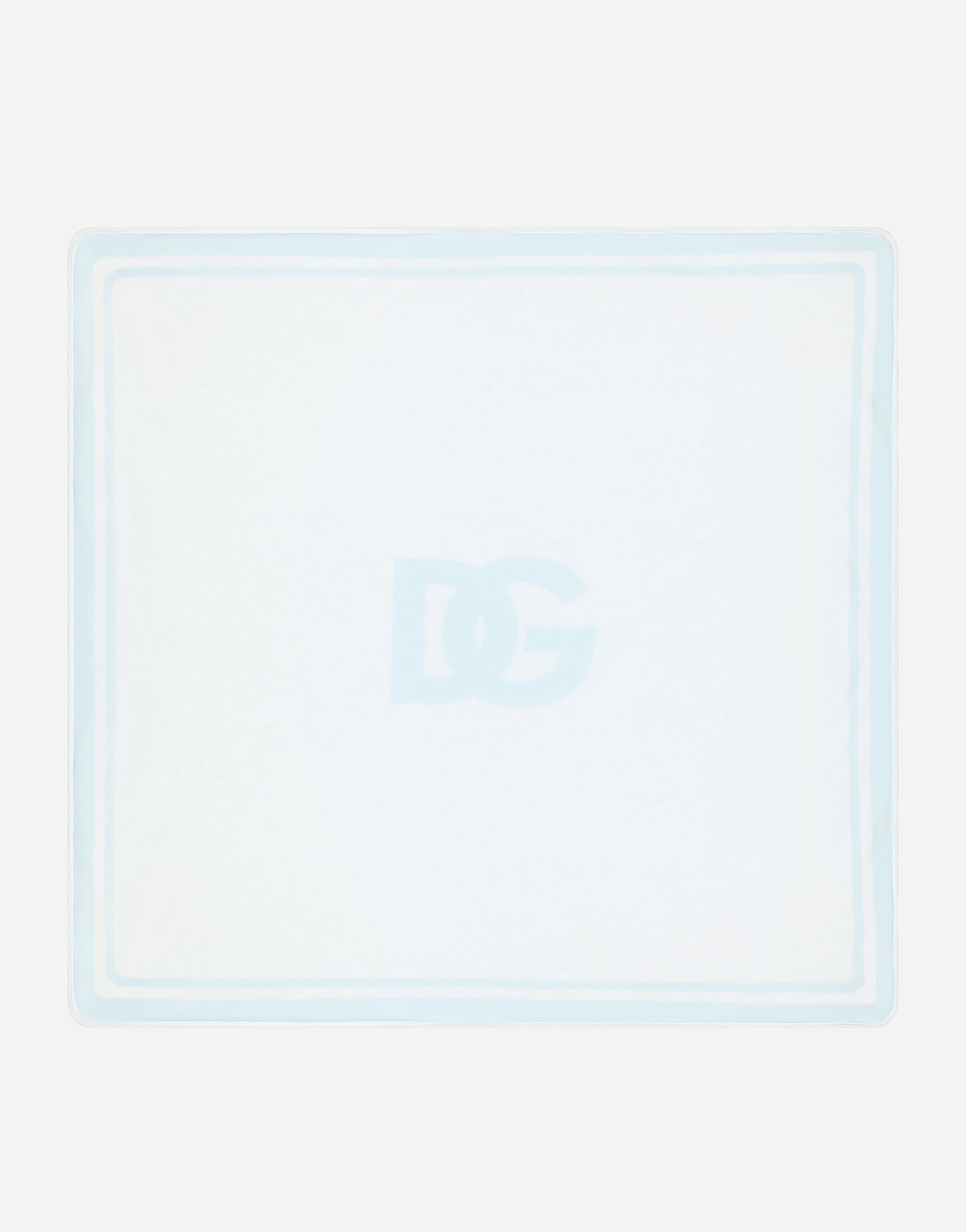 Dolce & Gabbana Couverture en jersey à imprimé logo DG Imprimé L1JTEYII7ED