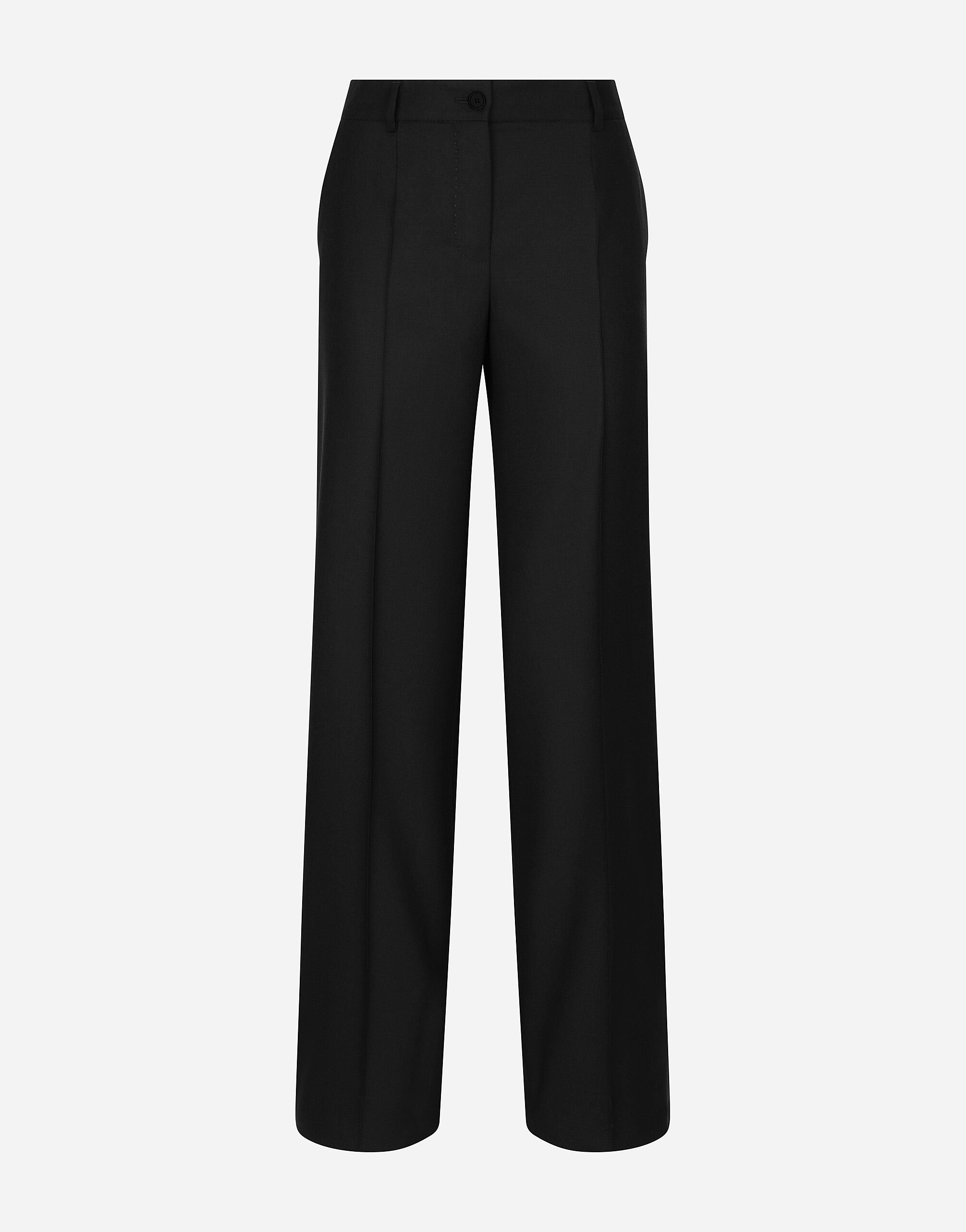 Dolce & Gabbana Расклешенные брюки из шерсти Отпечатки FTC4STHI1TK