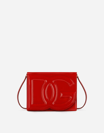 ${brand} حقيبة كروس بودي DG Logo Bag من جلد لامع ${colorDescription} ${masterID}