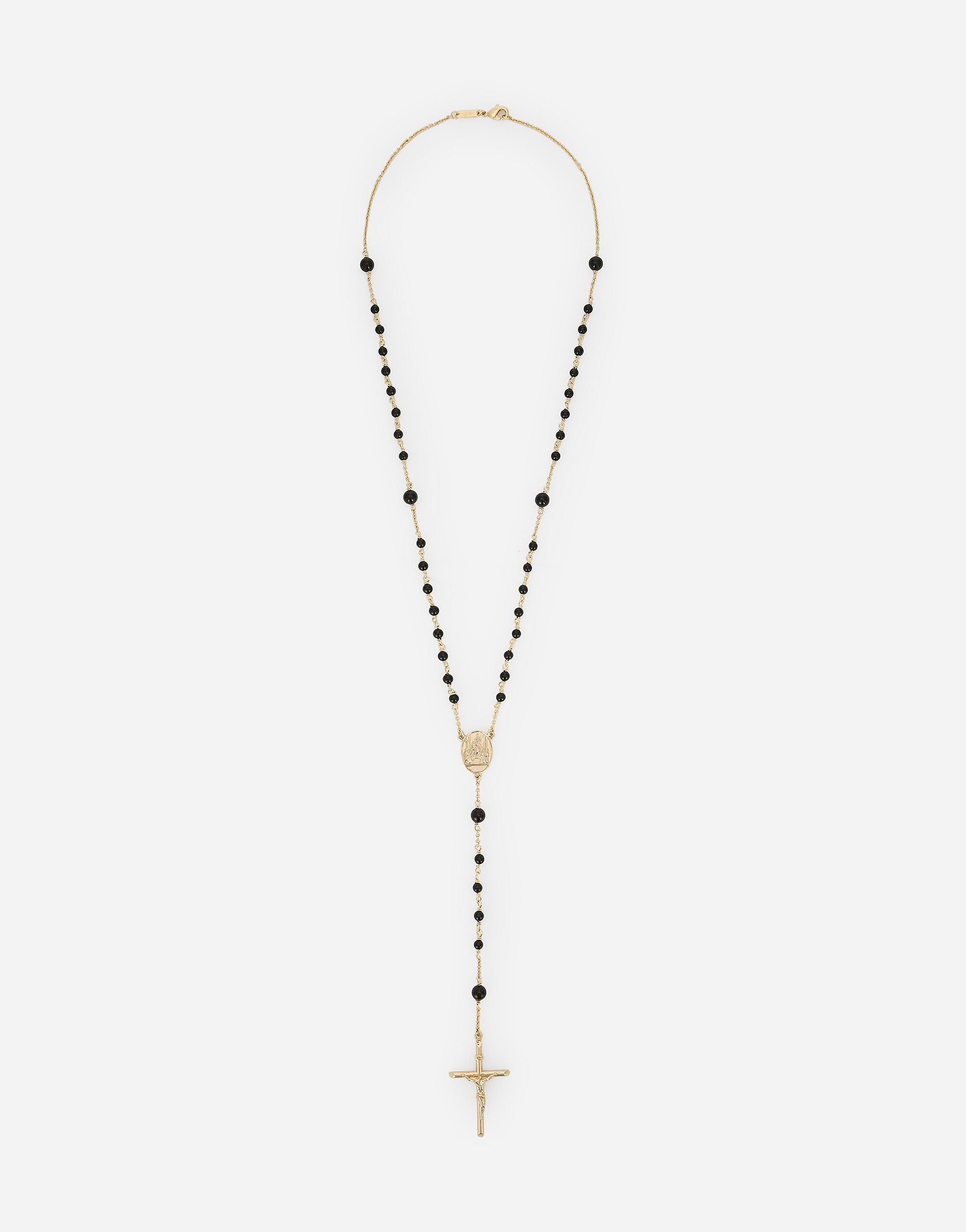 ${brand} Rosary necklace with natural gemstones ${colorDescription} ${masterID}