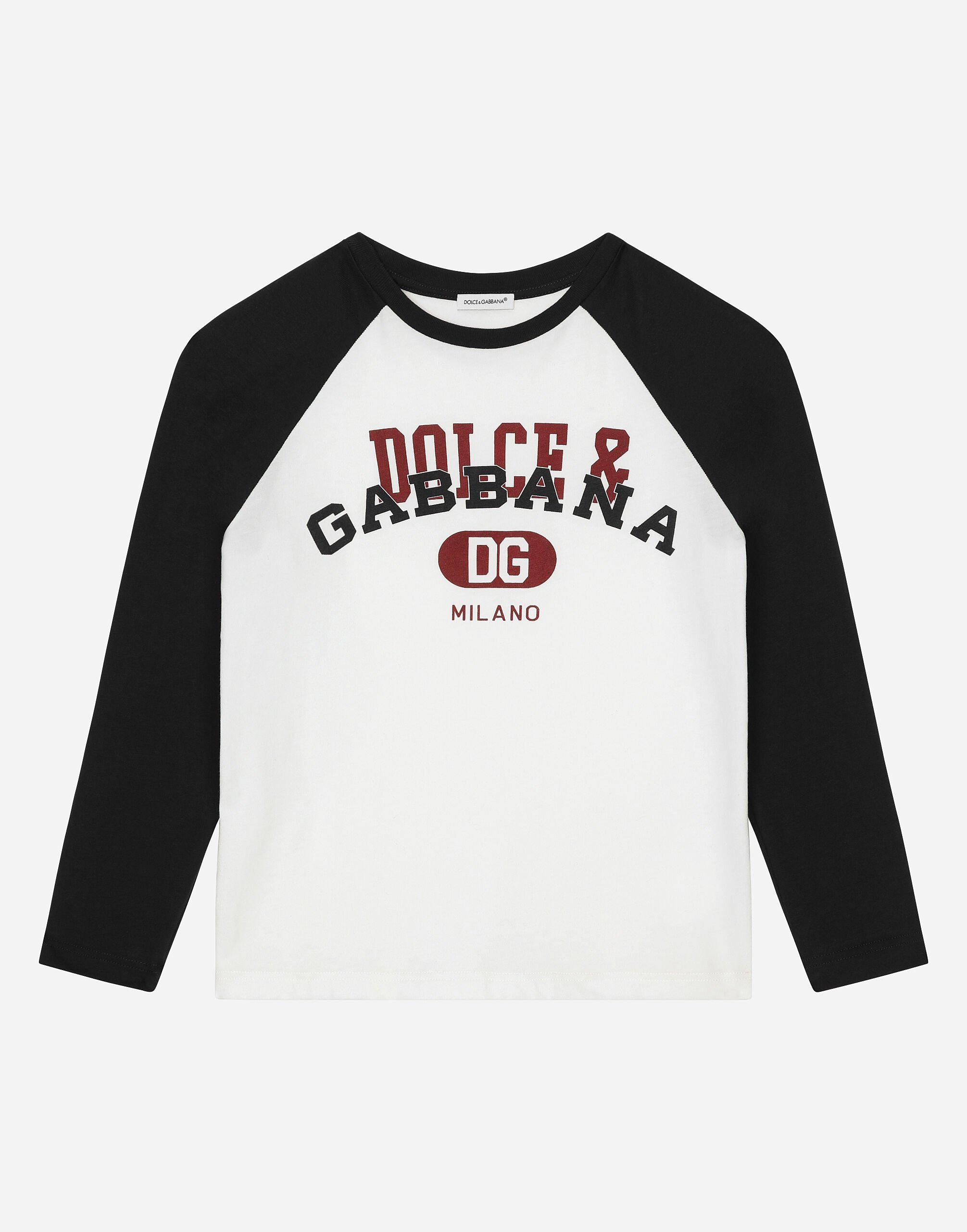 ${brand} T-shirt en jersey à logo Dolce&Gabbana ${colorDescription} ${masterID}