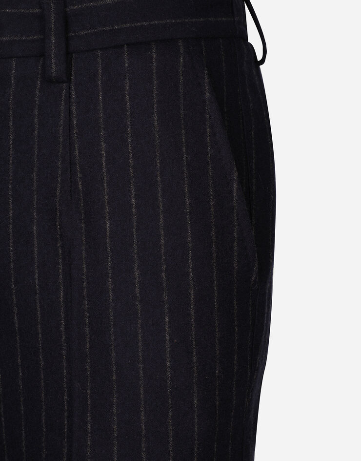 Dolce & Gabbana Tailored pinstripe flannel pants Multicolor GW13ETFRCB7