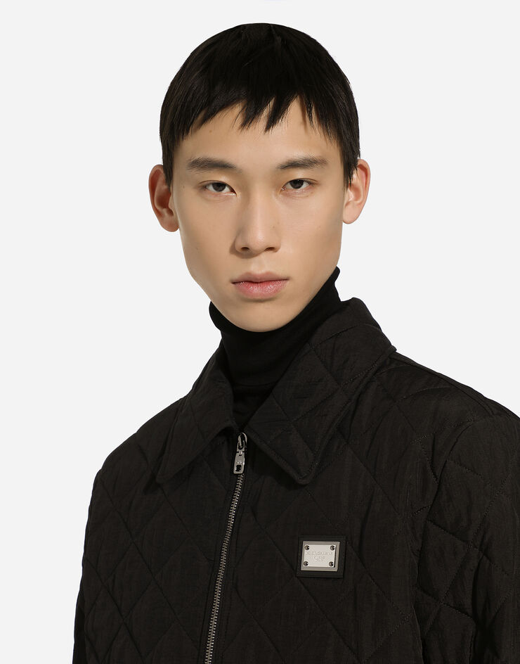 Quilted jacket in Black for | Dolce&Gabbana® US