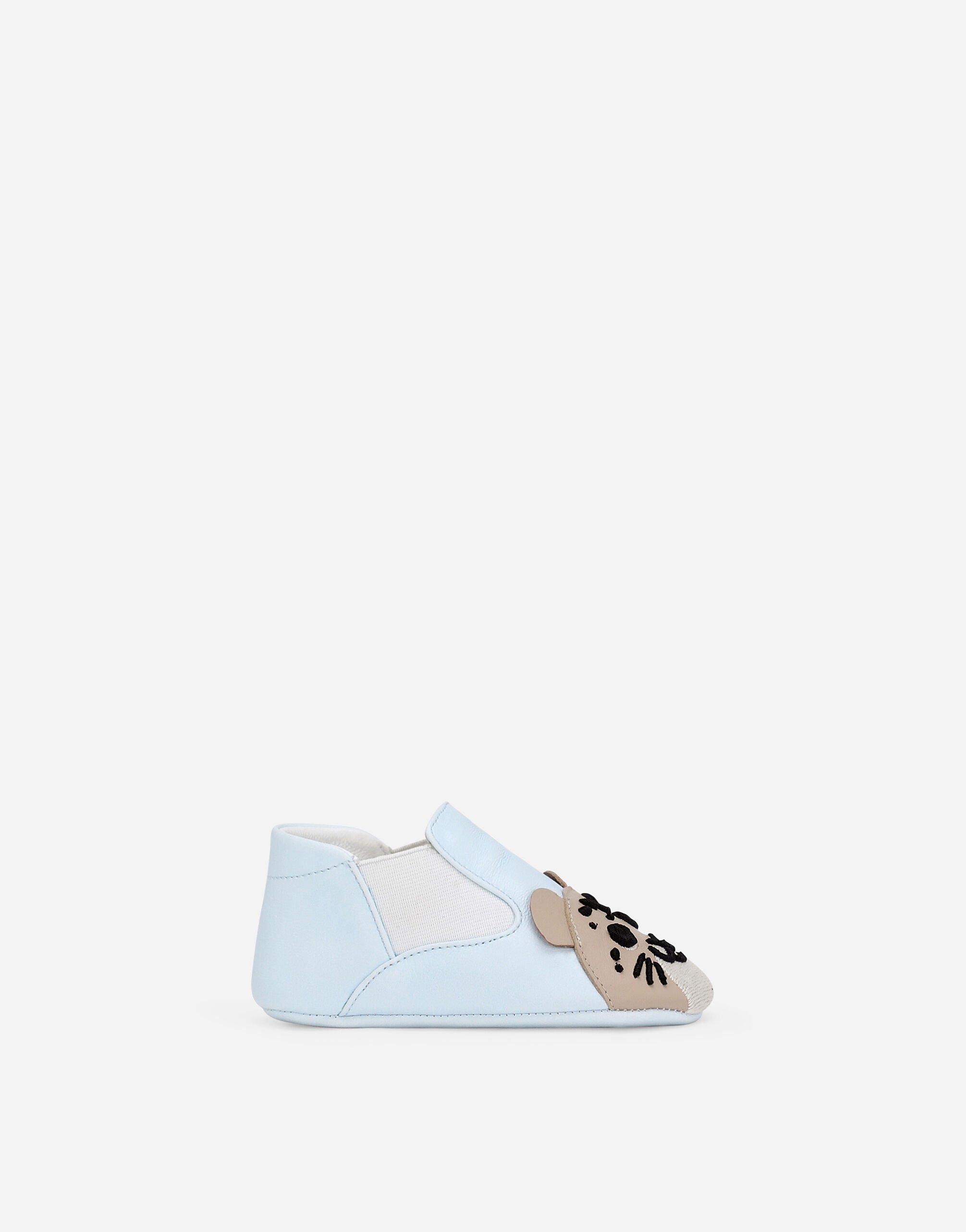 ${brand} Lambskin low-top sneakers with leopard detail ${colorDescription} ${masterID}