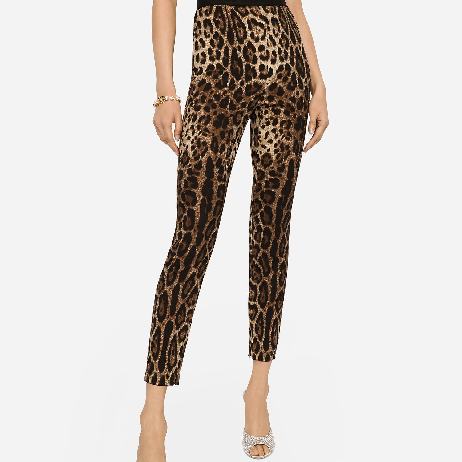 DOLCE & GABBANA Leopard-print stretch leggings · VERGLE