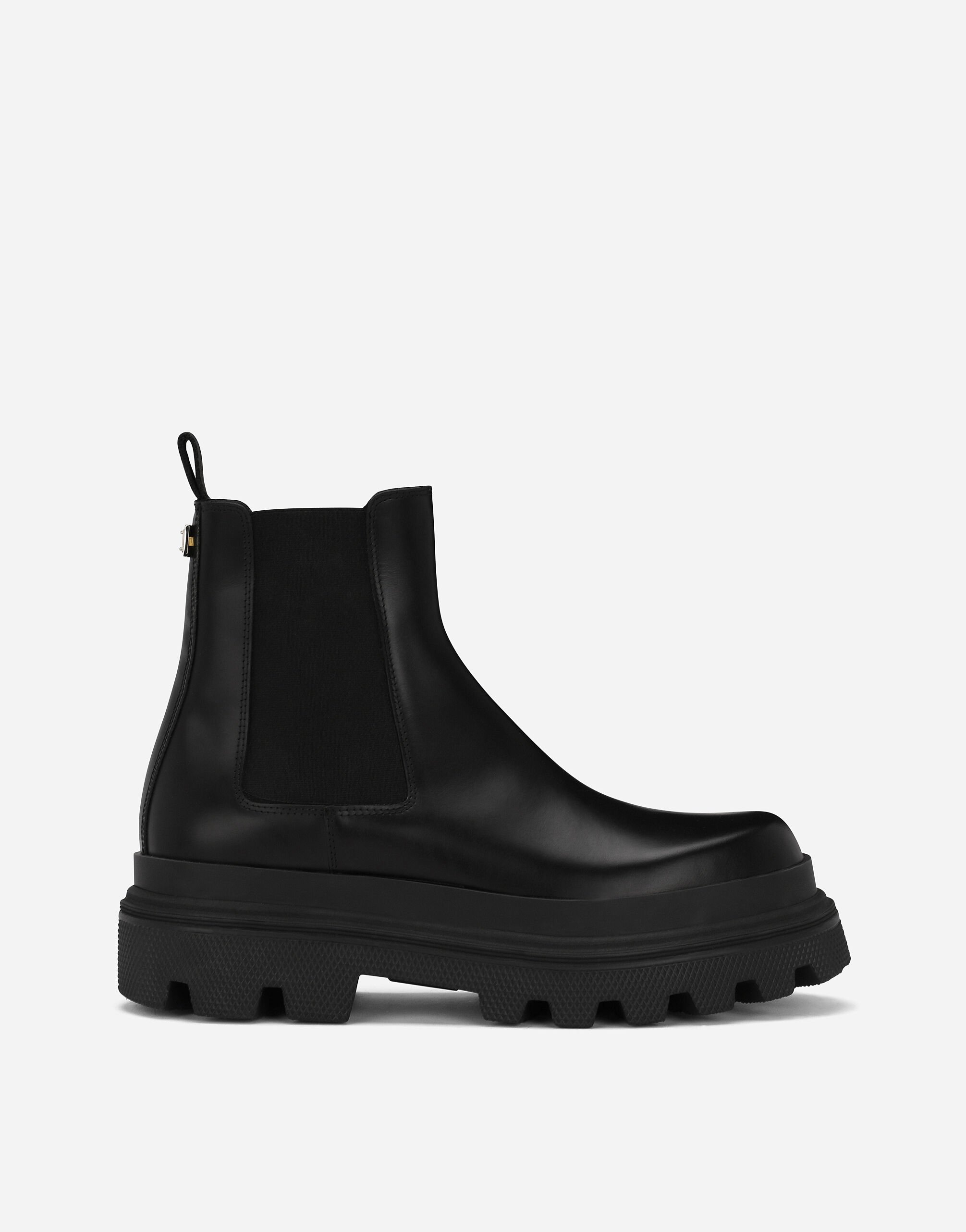 Dolce&Gabbana Brushed calfskin Chelsea boots Black G040VTHU7QV
